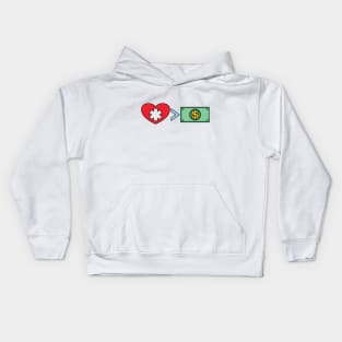 Health > Wealth Kids Hoodie